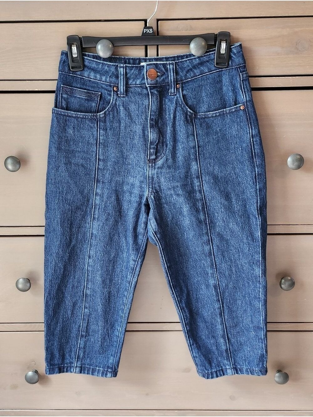 Revolve Seventy + Mochi Womens Dark Wash Capri